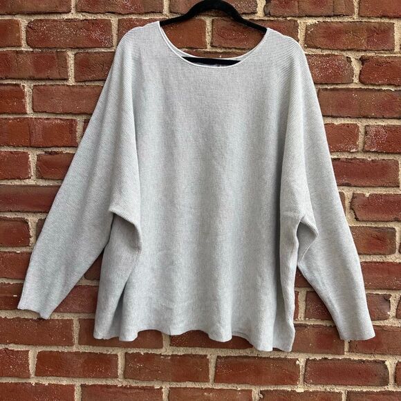 Cyrus Womens XL Oversized Waffle Knit Sweater Dolman Sleeve Slouchy NEW - Picture 4 of 8